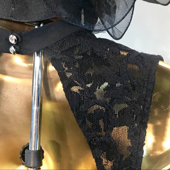 Sexy Black Lacey Backless Dress Updated Size 2 - Picture 6 of 8